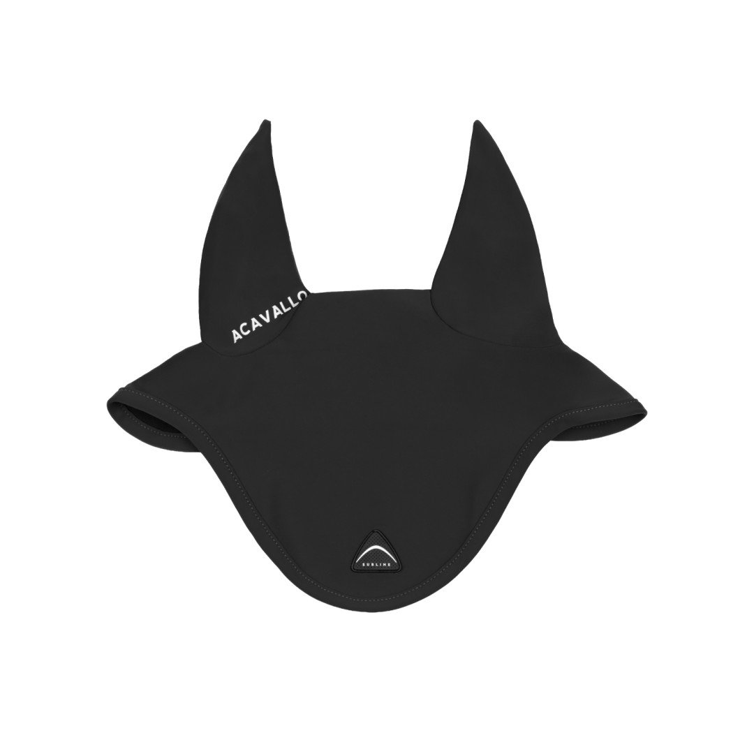 Cuffietta in tessuto tecnico con patch logata in silicone Sublime