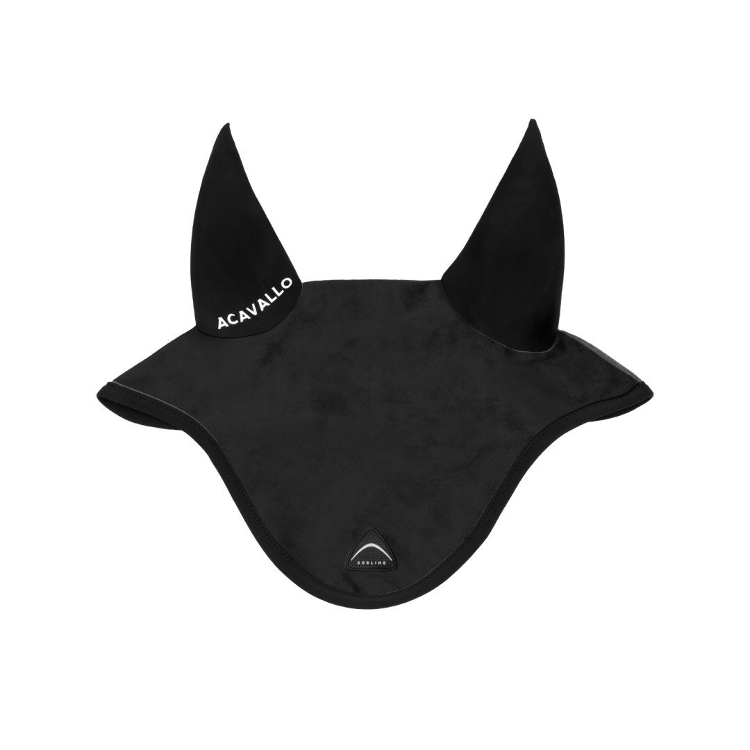 Cuffietta in tessuto tecnico con patch logata in silicone Sublime