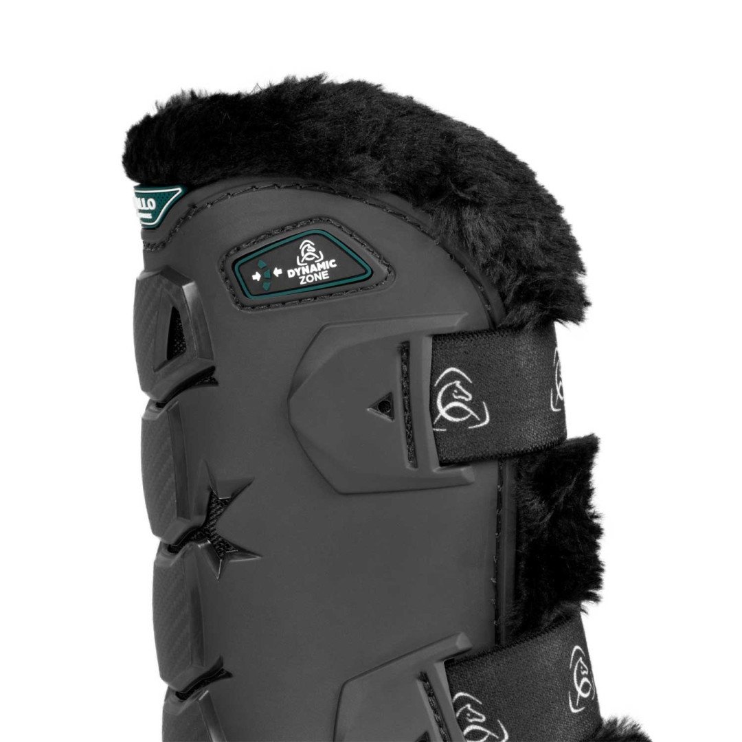 Stinchiere Skeleton Dynamic Zone con montone sintetico