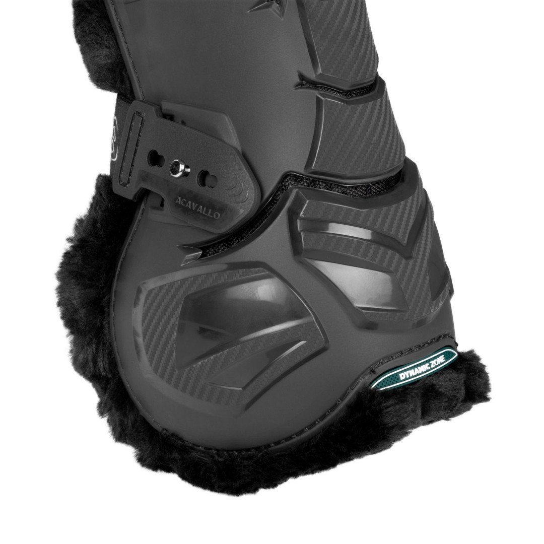 Stinchiere Skeleton Dynamic Zone con montone sintetico