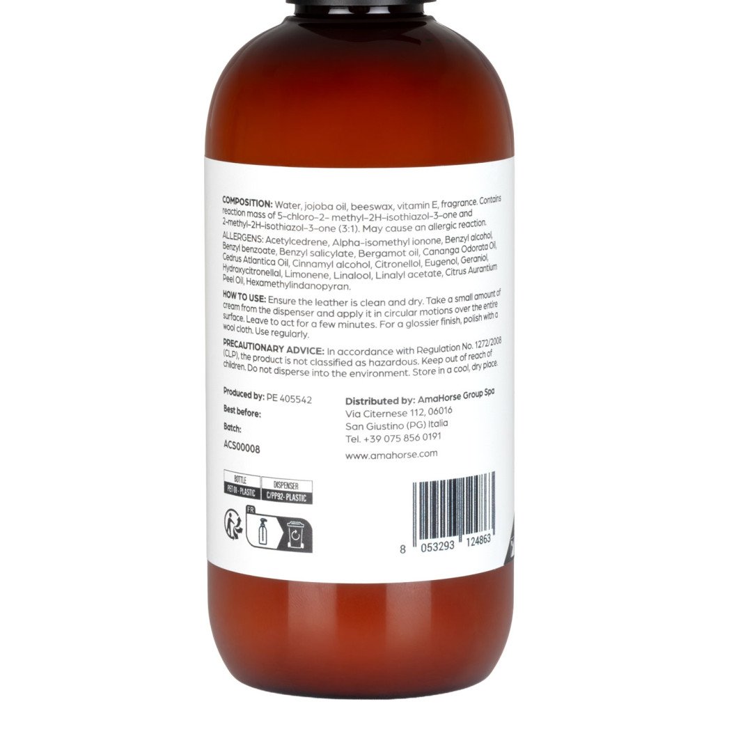 Crema cuoio alla cera d’api 250ml