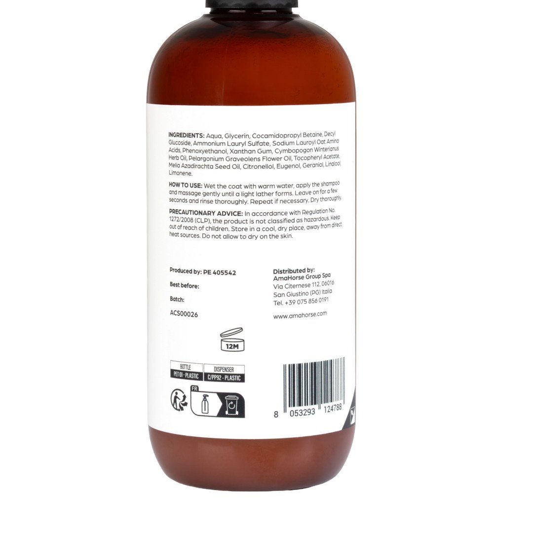 Shampoo citronella geranio e neem 500ml