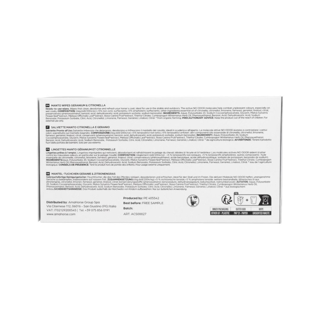 Salviette citronella 40pz