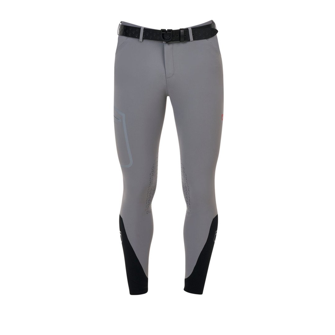 Pantalone slim fit uomo Equestro Ridertechnology cuciture termosaldate