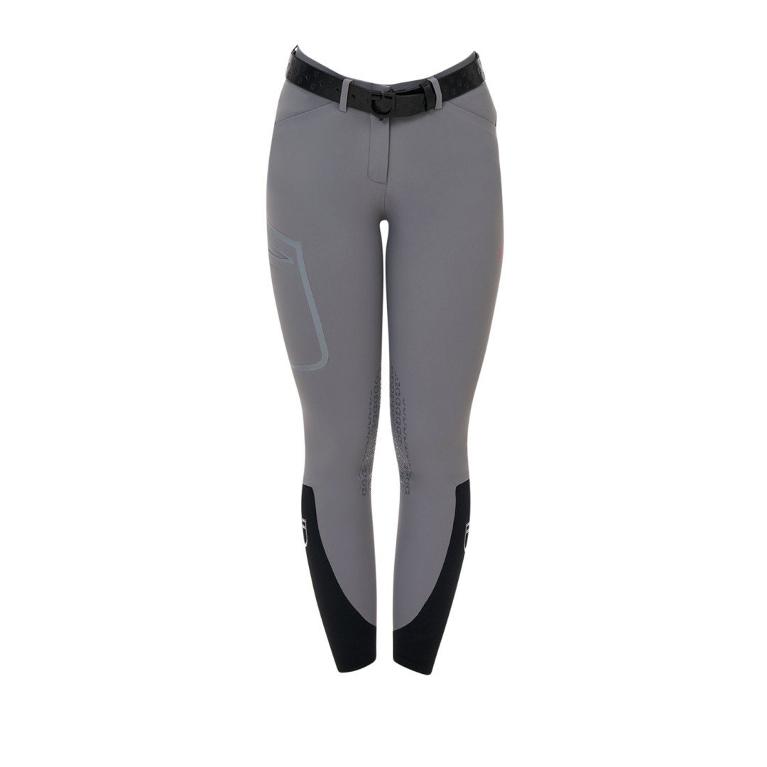 Pantalone slim fit donna Equestro Ridertechnology cuciture termosaldate