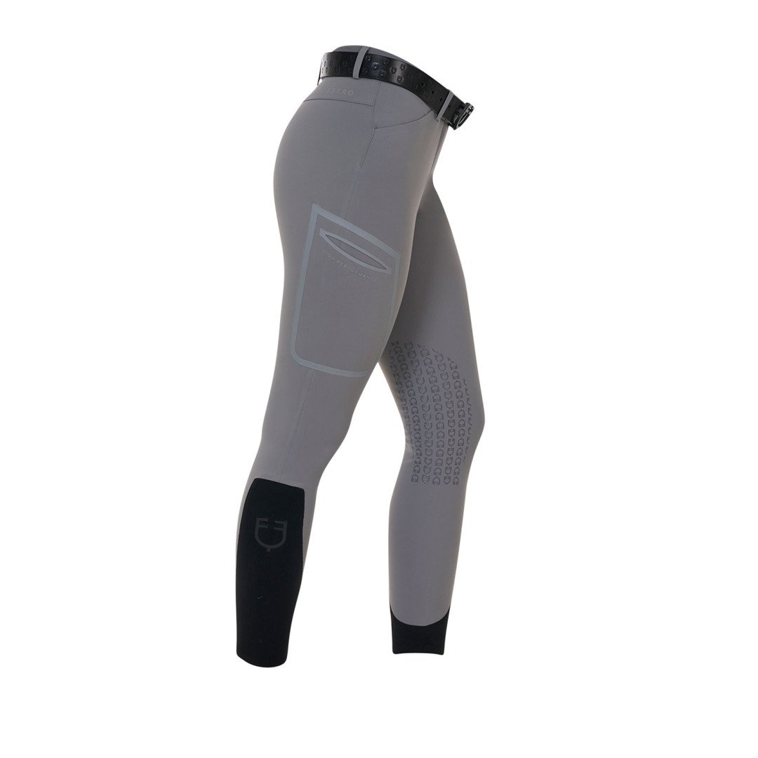 Pantalone slim fit donna Equestro Ridertechnology cuciture termosaldate
