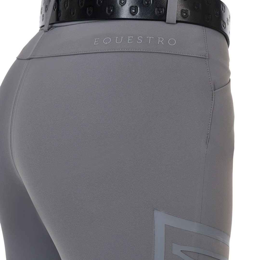 Pantalone slim fit donna Equestro Ridertechnology cuciture termosaldate
