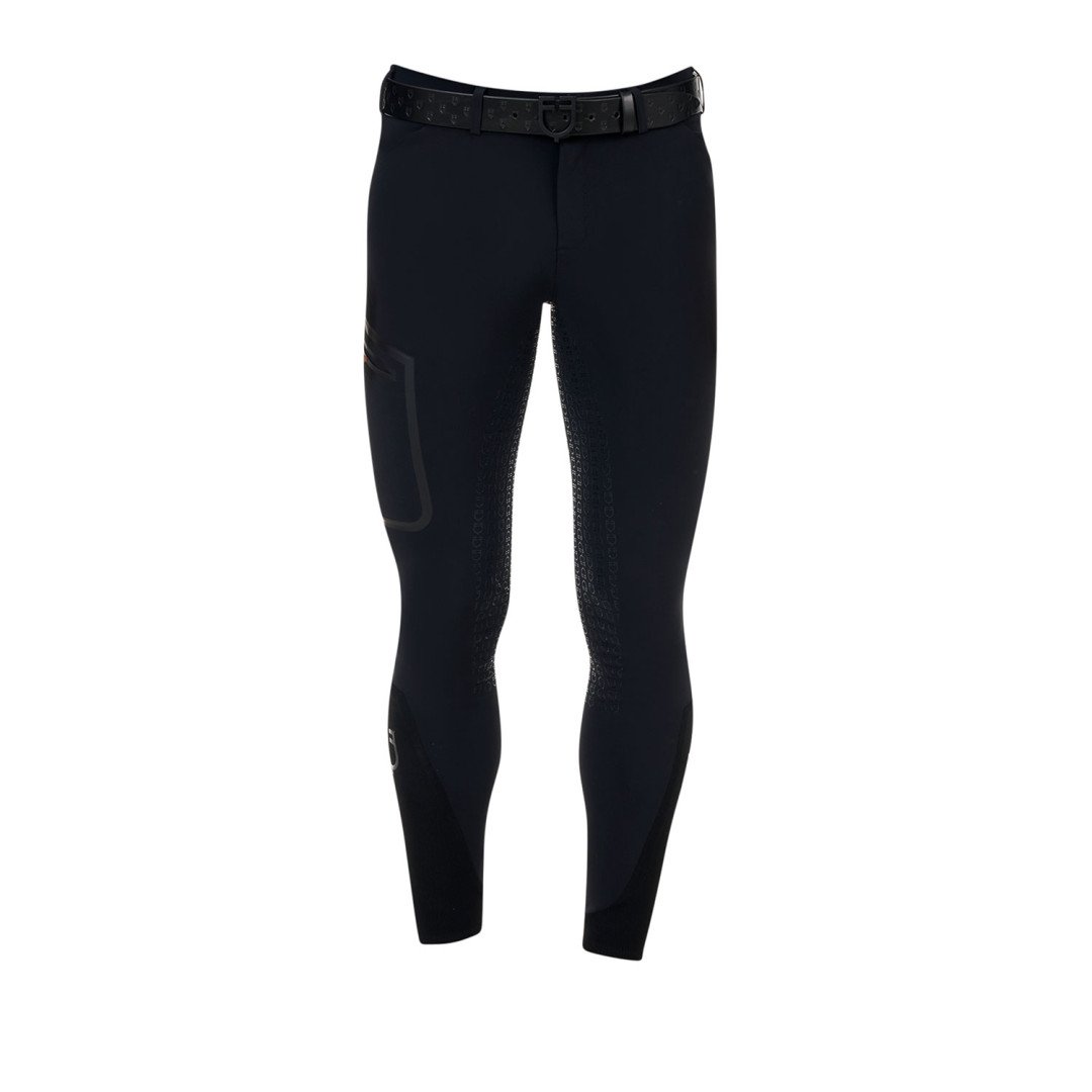Pantalone slim fit uomo Equestro Ridertechnology full grip