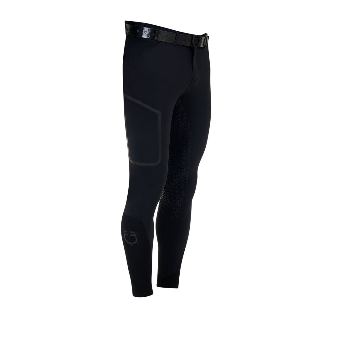 Pantalone slim fit uomo Equestro Ridertechnology full grip
