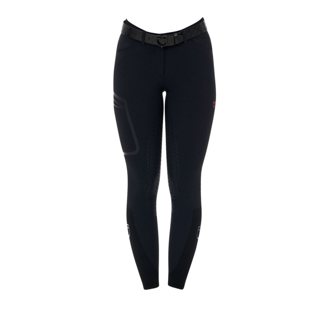 Pantalone slim fit uomo Equestro Ridertechnology full grip