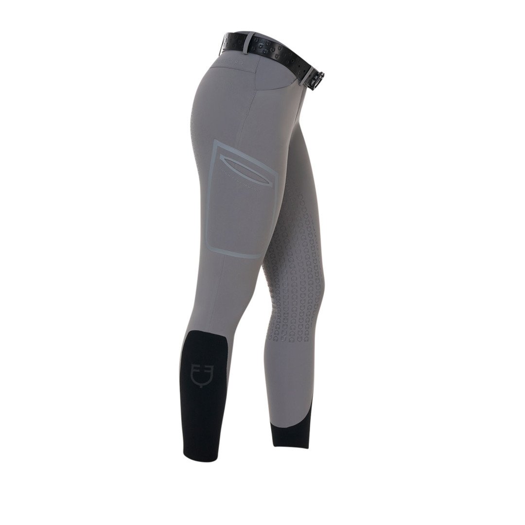 Pantalone slim fit donna Equestro Ridertechnology full grip