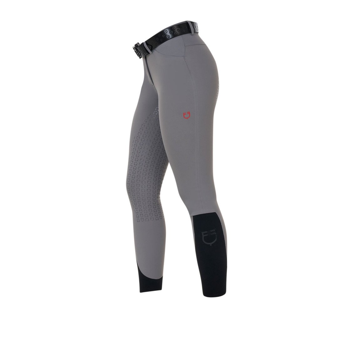 Pantalone slim fit donna Equestro Ridertechnology full grip