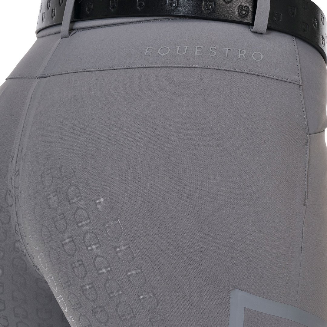 Pantalone slim fit donna Equestro Ridertechnology full grip