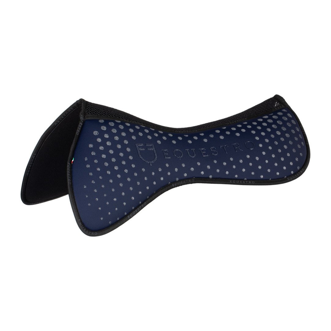 Fasce in pile con logo in strass