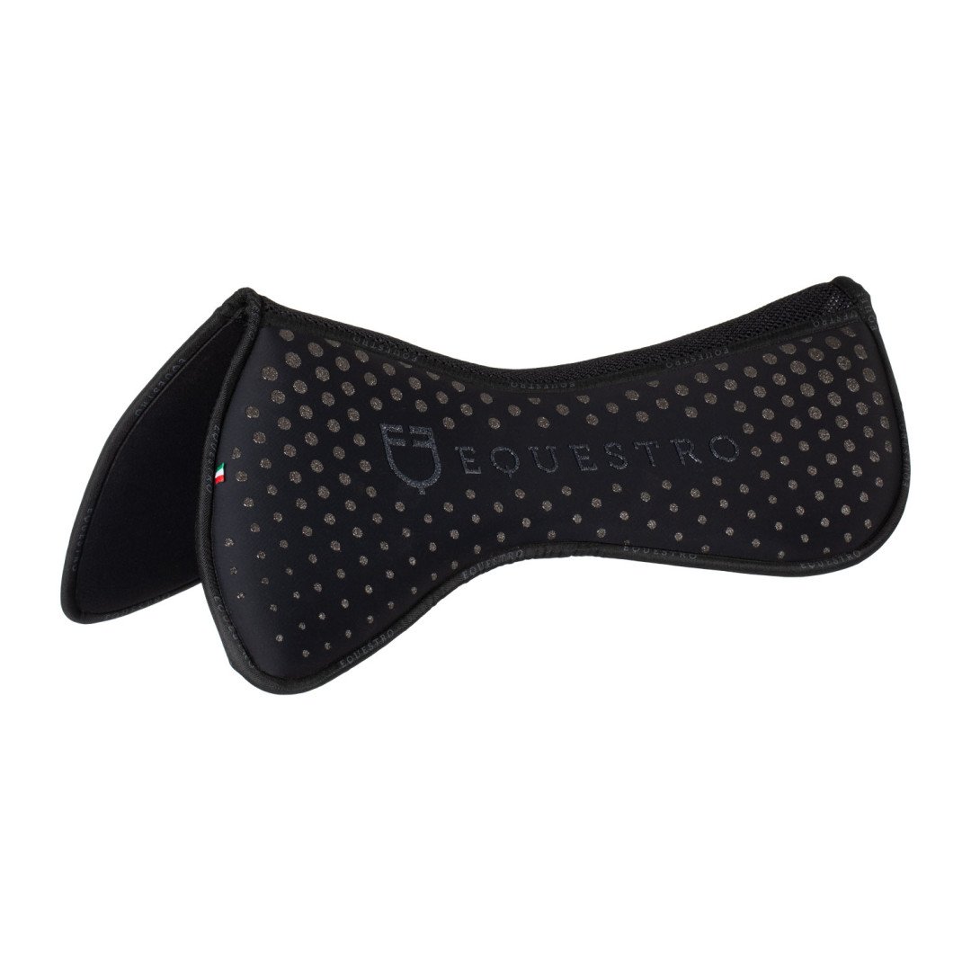 Compensatore memory foam con grip glitterato e logo silicone
