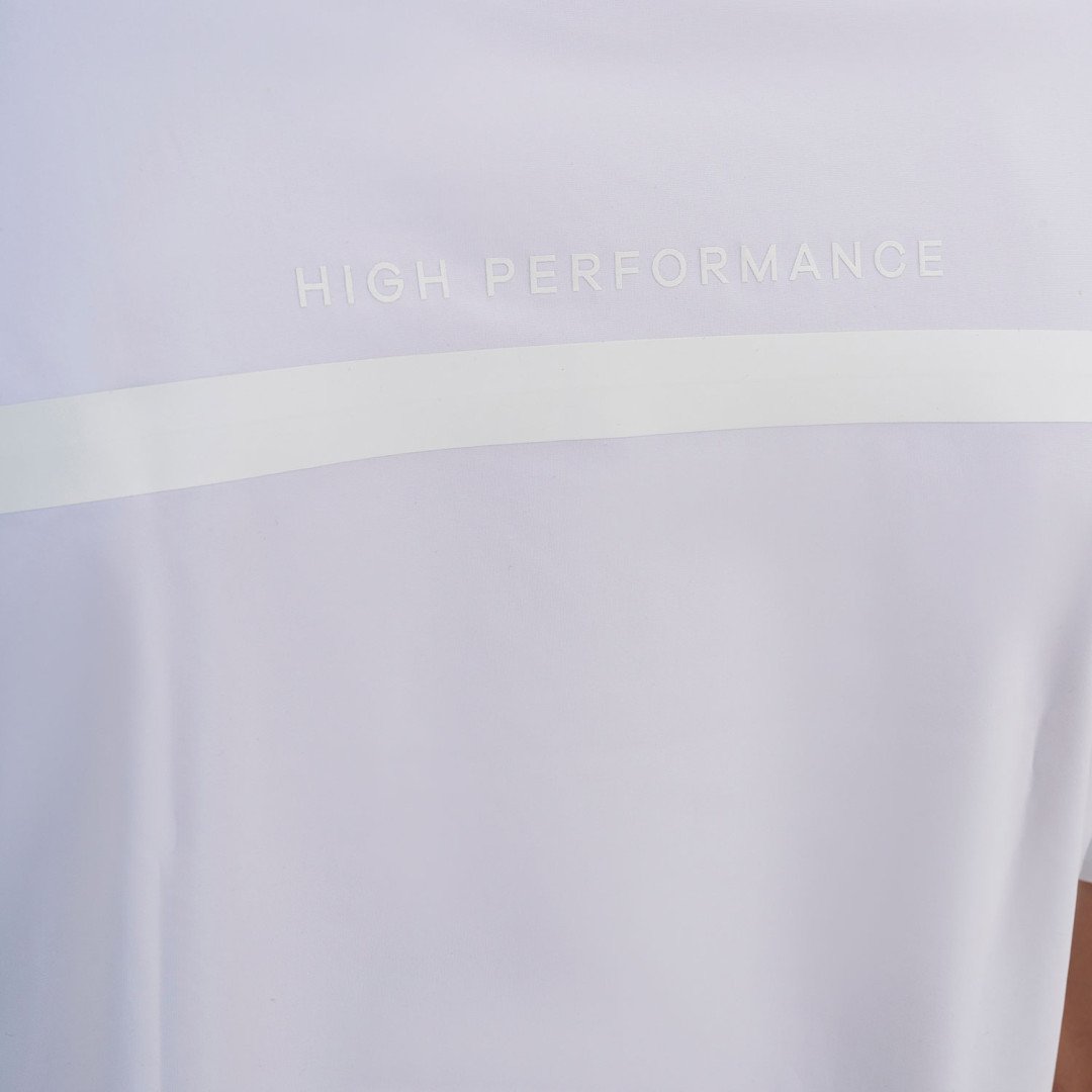 Polo concorso uomo Equestro Ridertechnology manica corta e zip