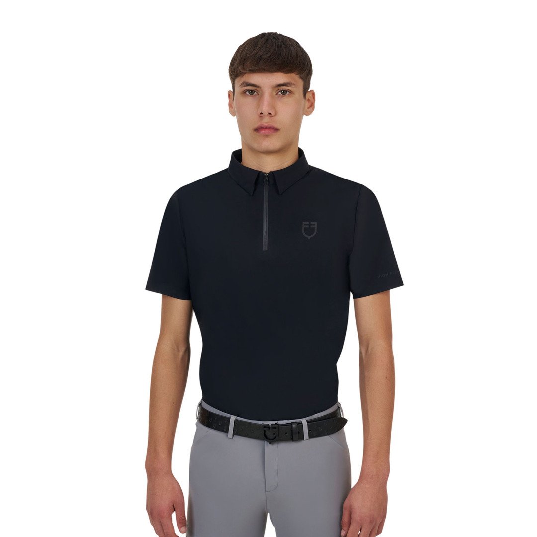 Felpa tecnica uomo Equestro Ridertechnology cappuccio