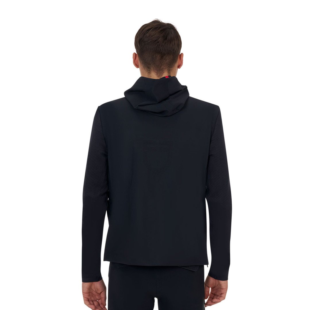 Felpa tecnica uomo Equestro Ridertechnology cappuccio