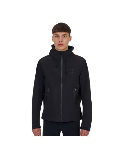 Softshell uomo Equestro Ridertechnology cappuccio