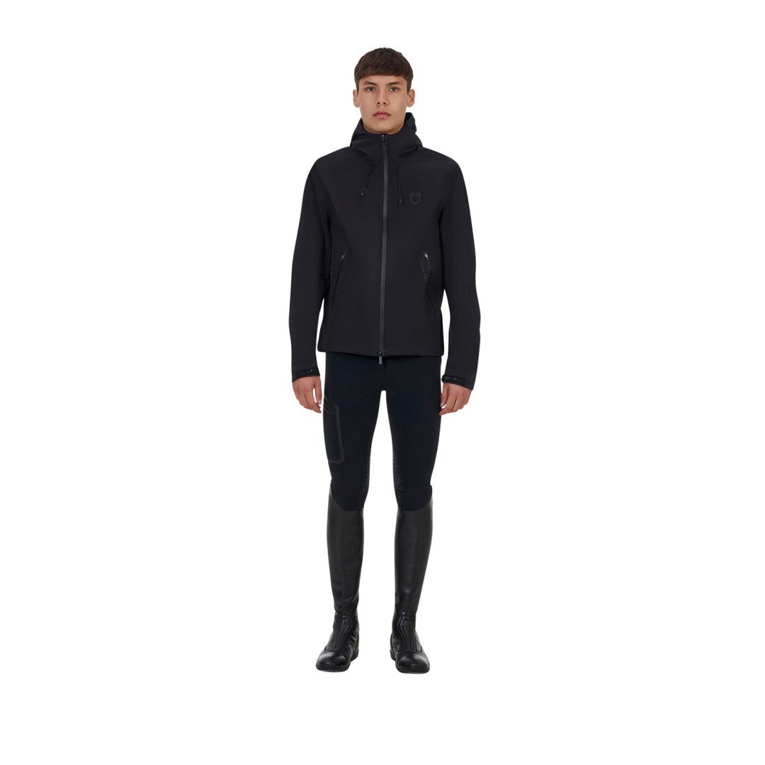 Softshell uomo Equestro Ridertechnology cappuccio
