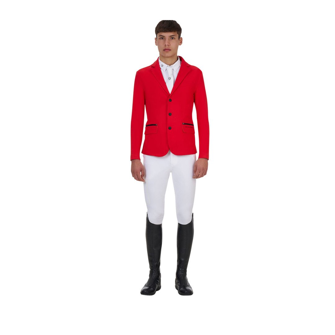 Giacca concorso uomo Equestro Ridertechnology cuciture termosaldate
