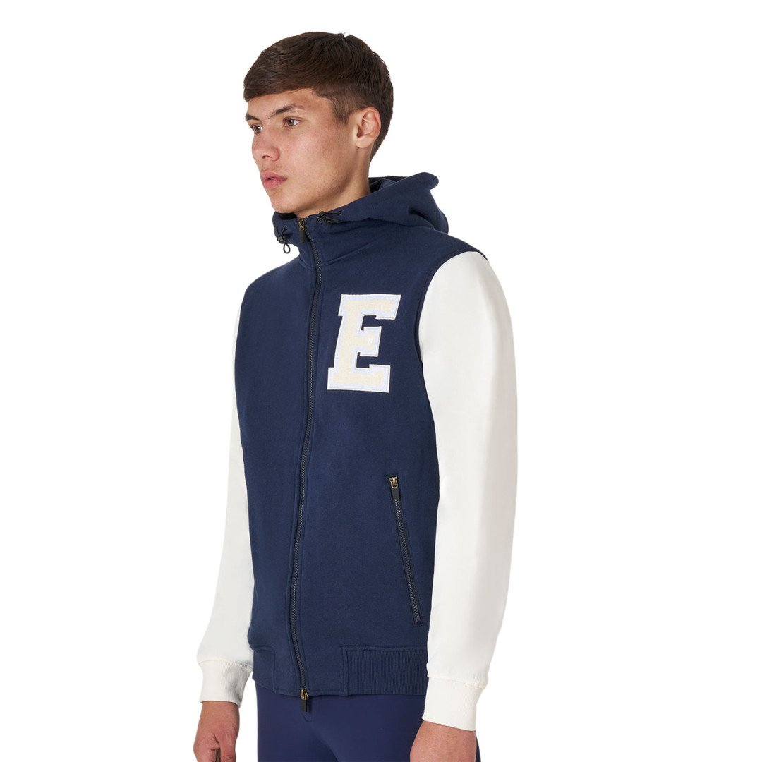 Felpa uomo EQ con zip frontale