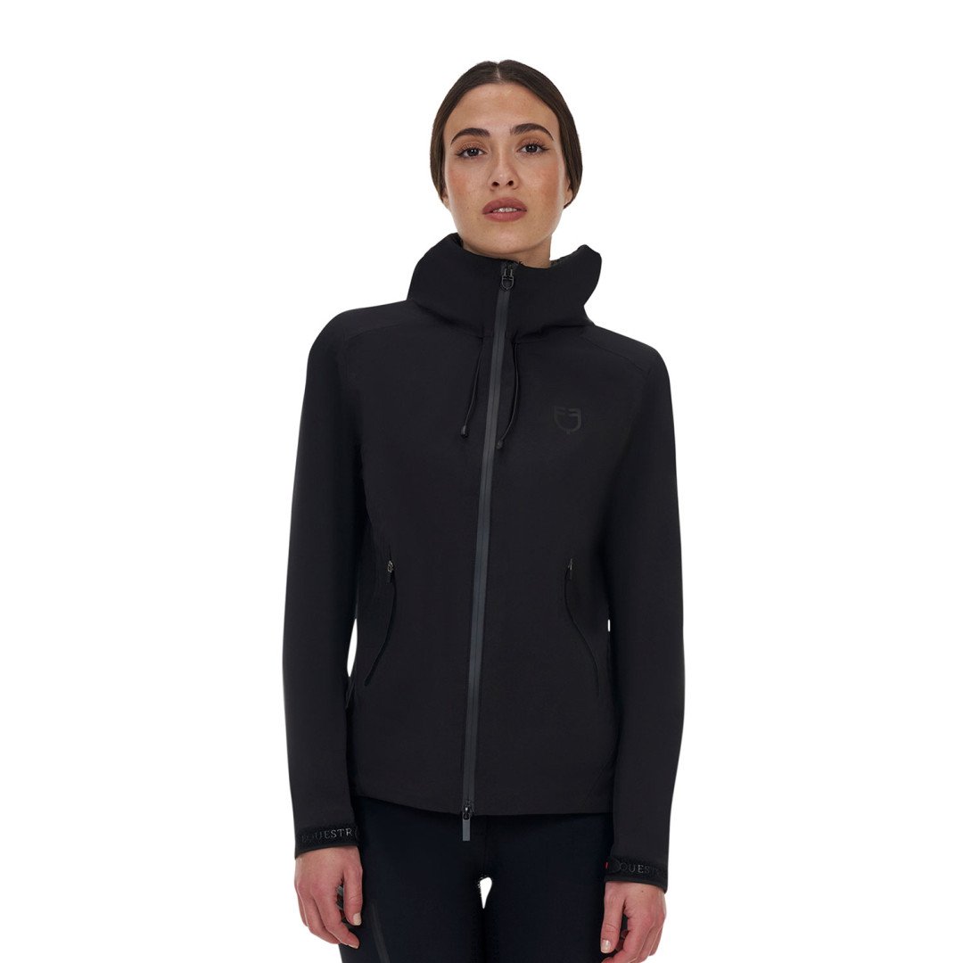 Guscio softshell donna Equestro Ridertechnology impermeabile lungo