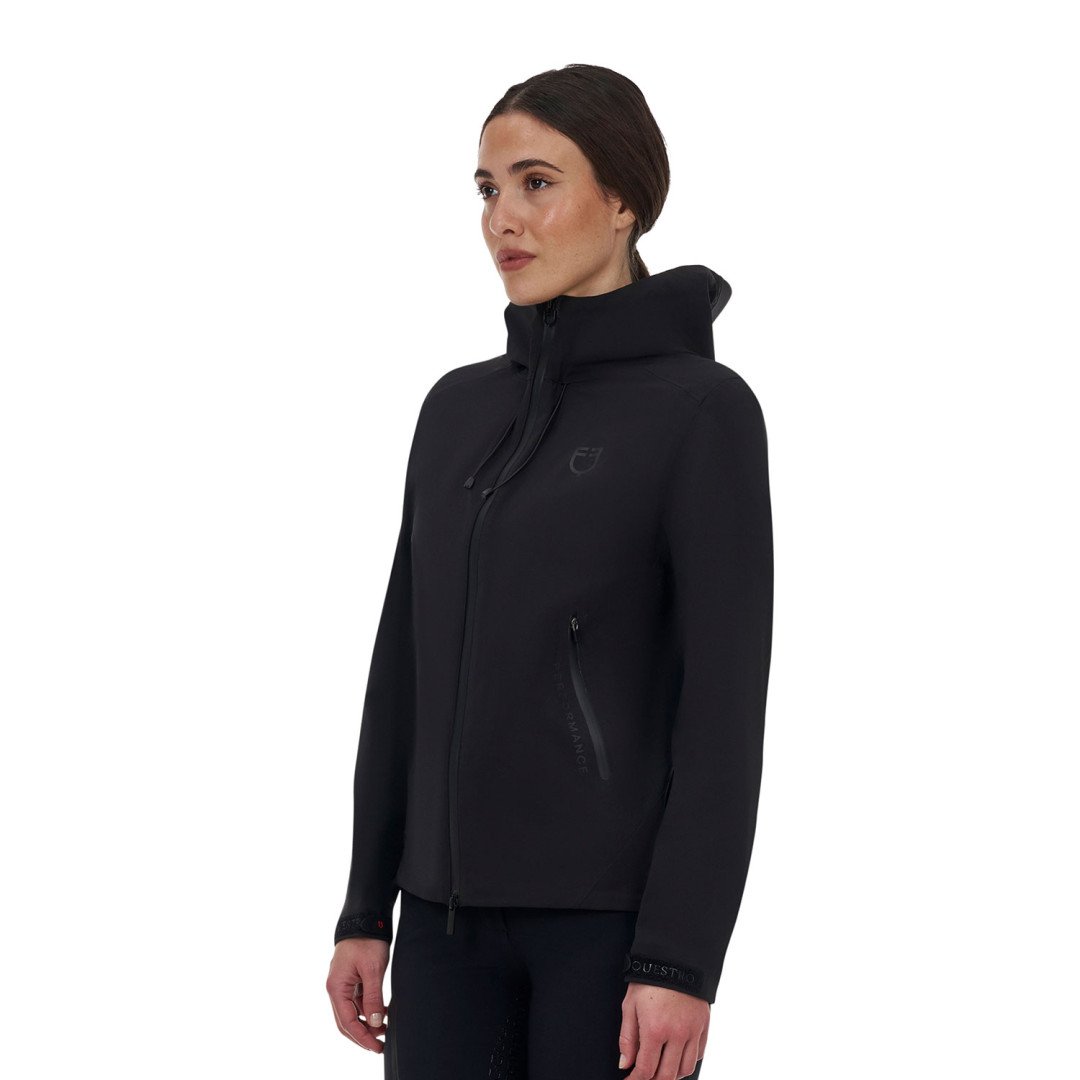 Guscio softshell donna Equestro Ridertechnology impermeabile zip