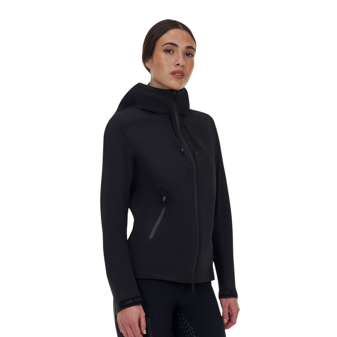 Guscio softshell donna Equestro Ridertechnology impermeabile zip