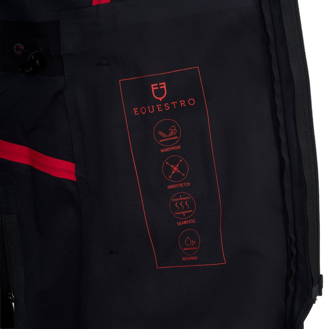 Guscio softshell donna Equestro Ridertechnology impermeabile lungo