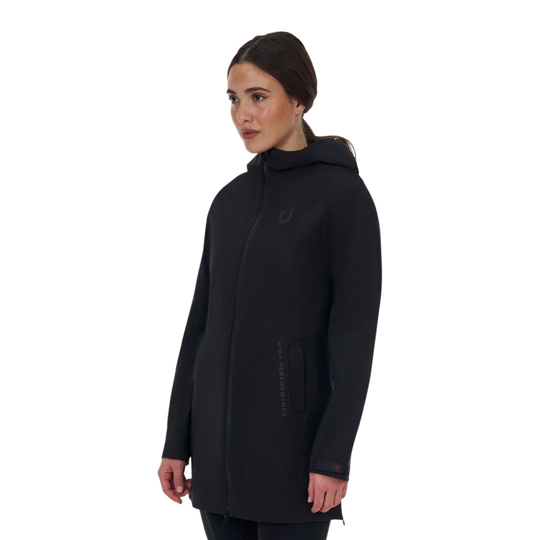 Guscio softshell donna Equestro Ridertechnology impermeabile lungo