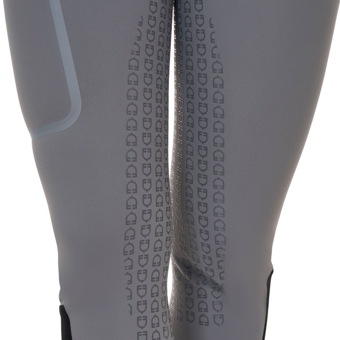 Pantalone slim fit donna vita alta Equestro Ridertechnology full grip