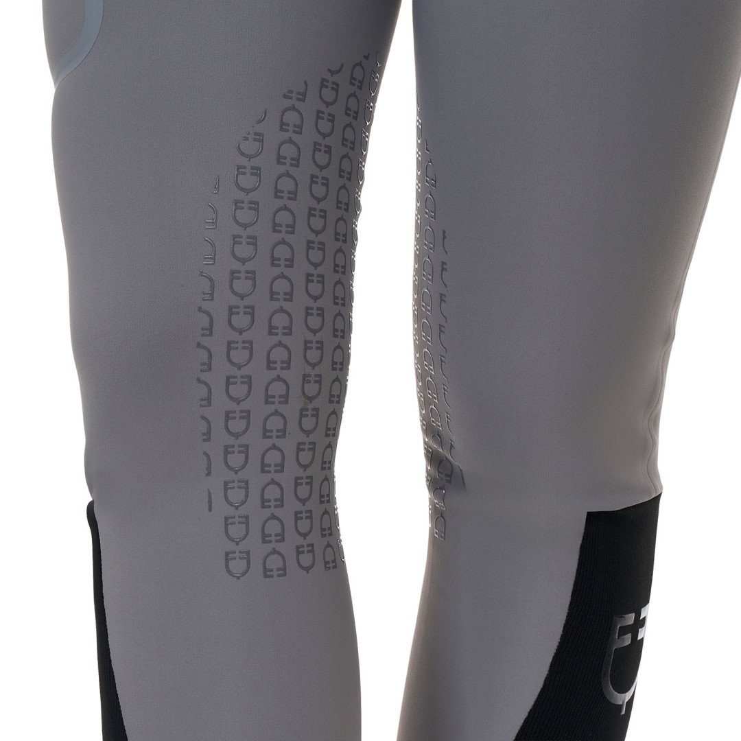 Pantalone slim fit donna vita alta Equestro Ridertechnology cuciture termosaldate