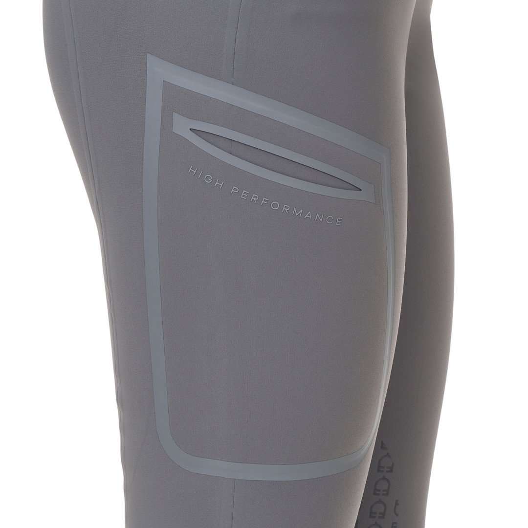 Pantalone slim fit donna vita alta Equestro Ridertechnology cuciture termosaldate