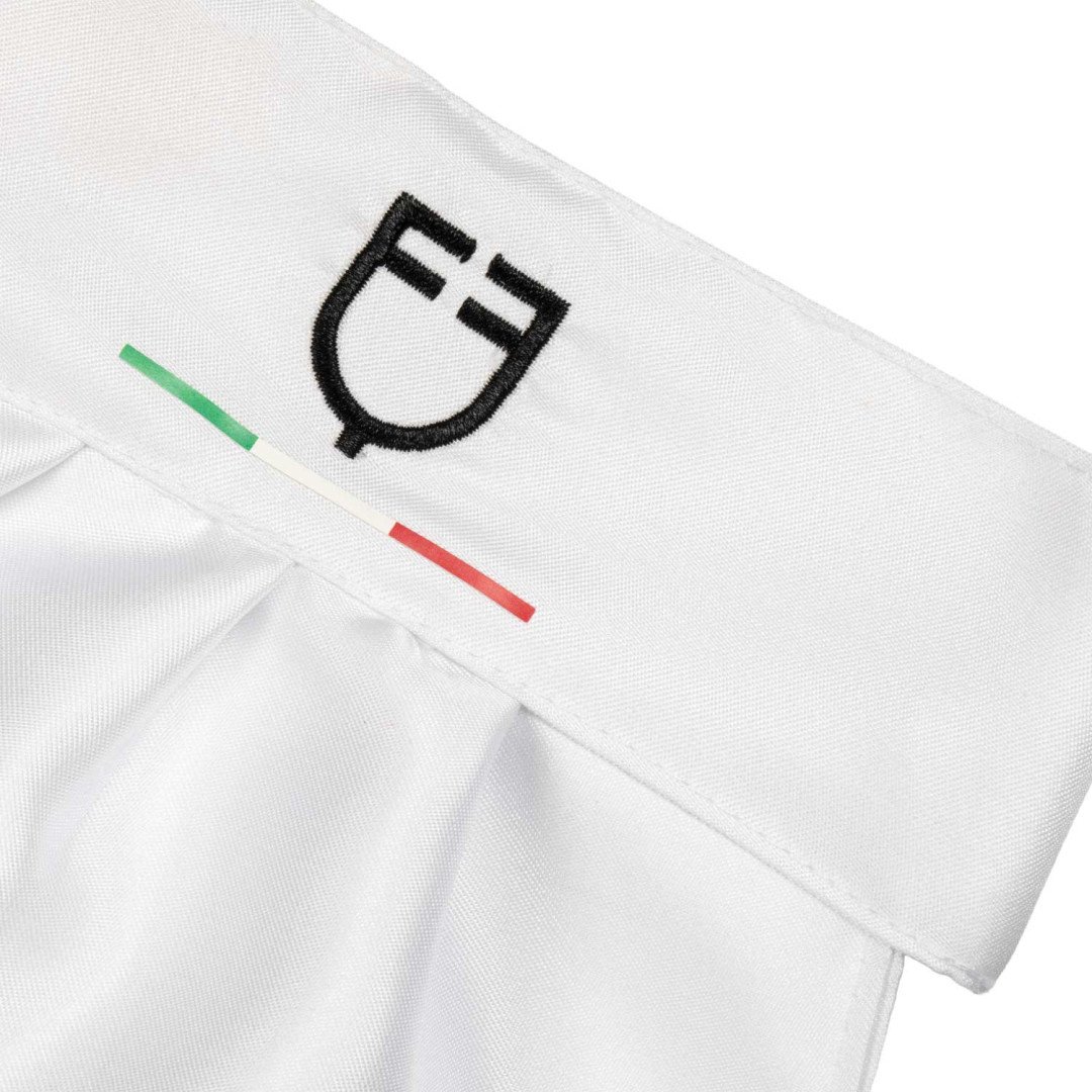 Plastron da concorso con logo ricamato Equestro X FISE