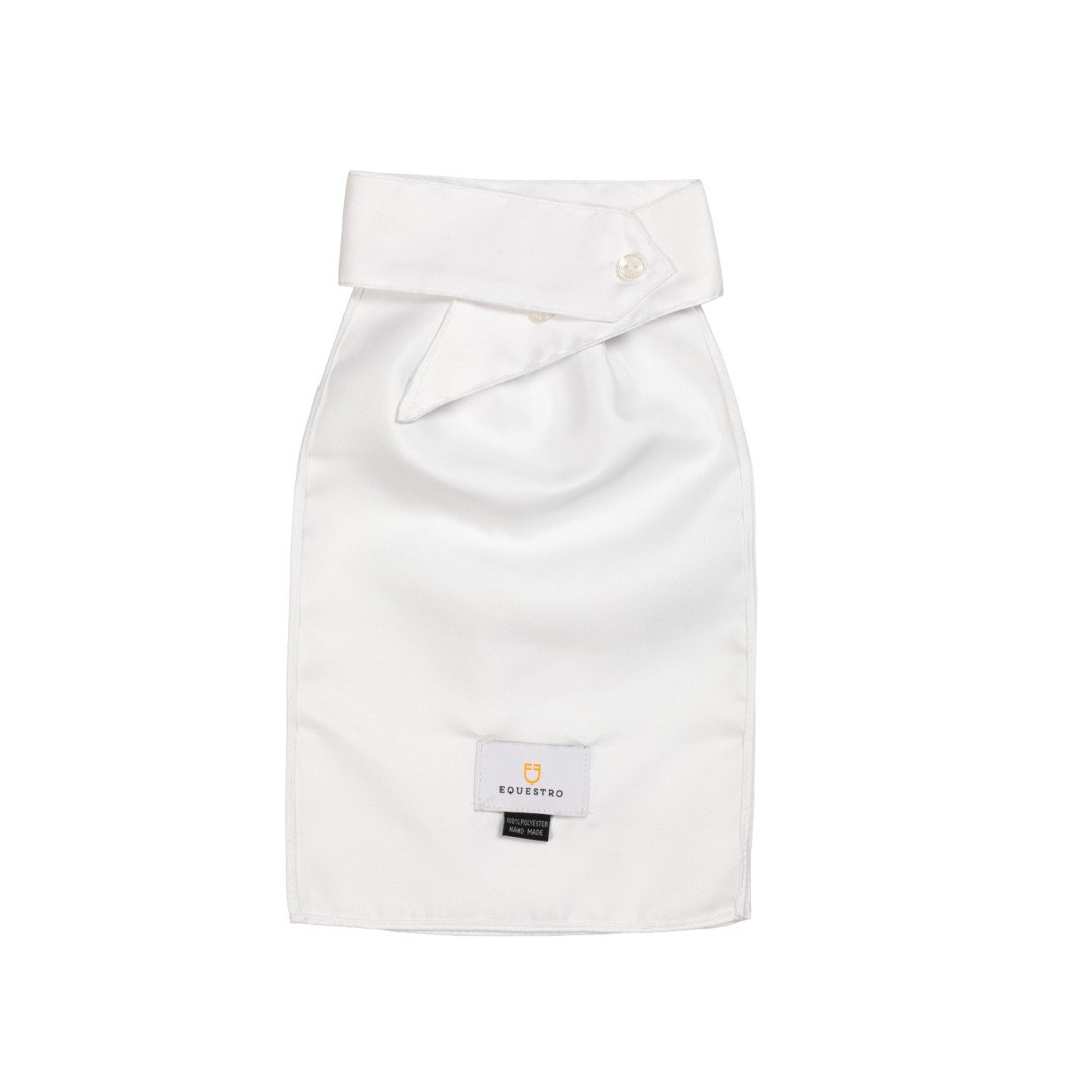 Plastron da concorso con logo ricamato Equestro X FISE