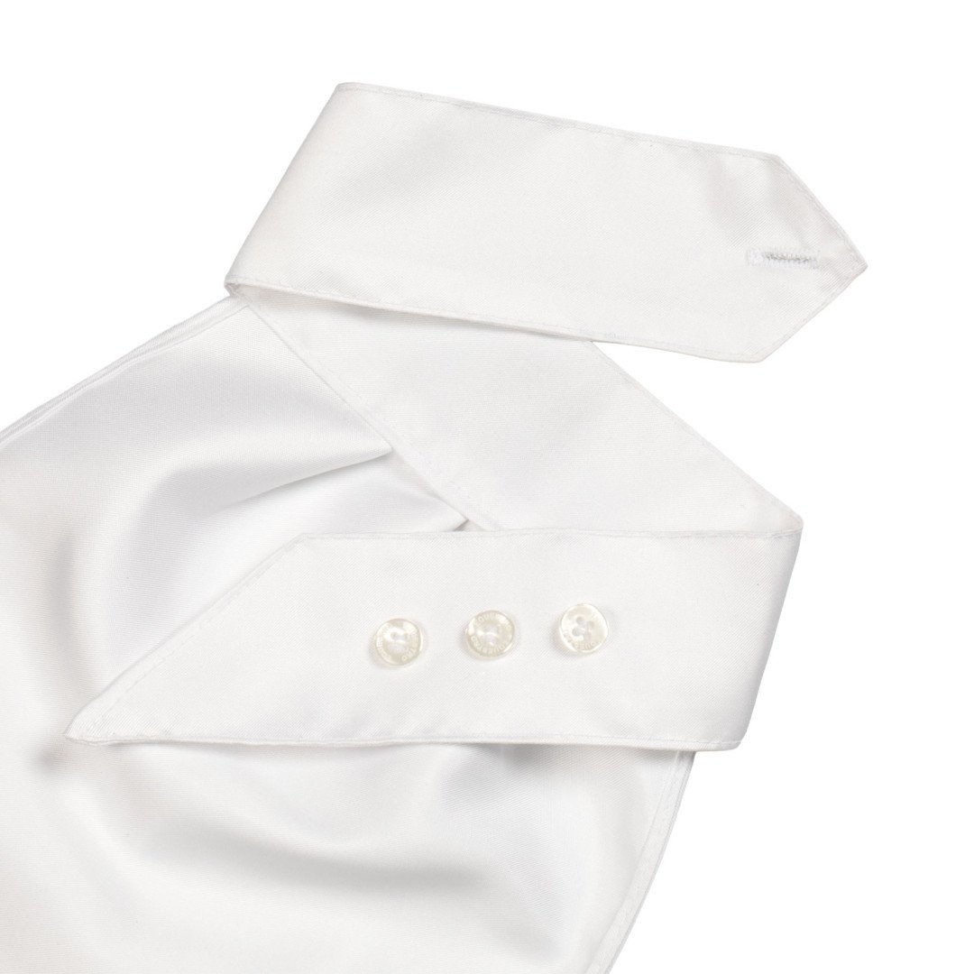 Plastron da concorso con logo ricamato Equestro X FISE