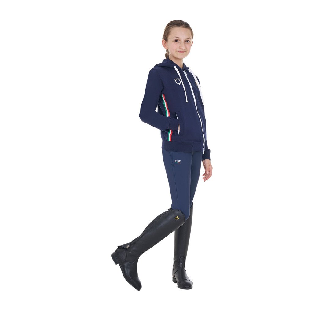 Equitime Selleria Online Felpa in pile unisex bambini con cappuccio Equestro X FISE 70,49&nbsp;€