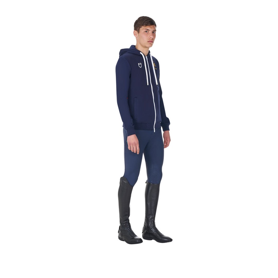 Equitime Saddlery Online Felpa uomo in pile con cappuccio Equestro X FISE 86,07&nbsp;€