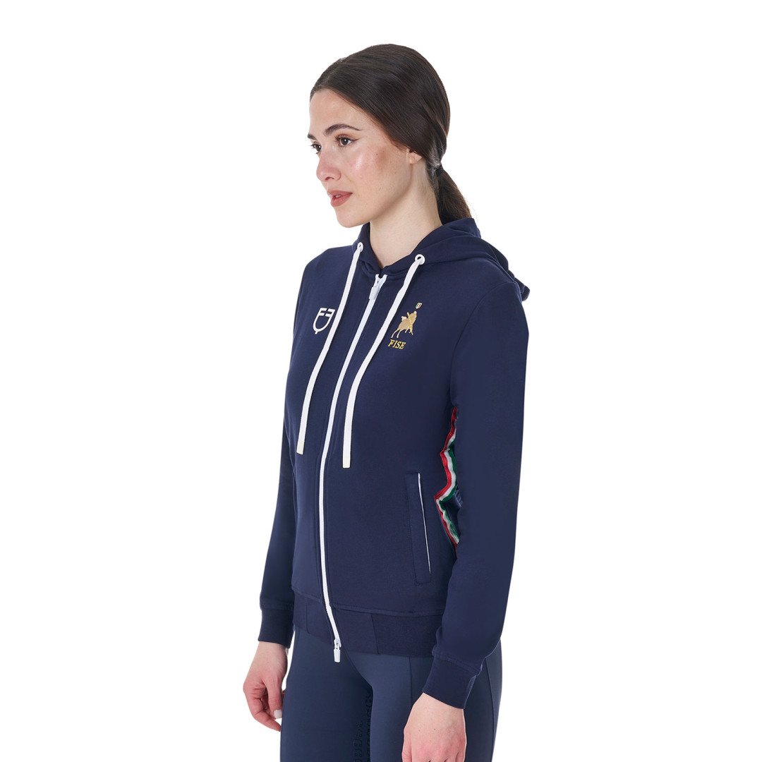 Equitime Saddlery Online Felpa donna in pile con cappuccio Equestro X FISE 85,25&nbsp;€