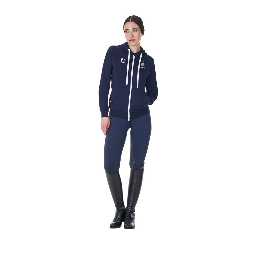 Equitime Saddlery Online Felpa donna in pile con cappuccio Equestro X FISE 85,25&nbsp;€