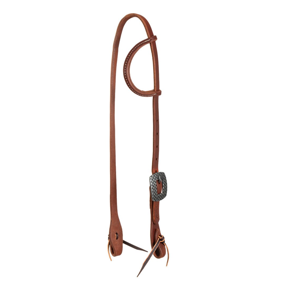 TESTIERA PROFESSIONAL'S CHOICE IN CUOIO GRASSO DA 5/8 CON FIBBIA ARROW