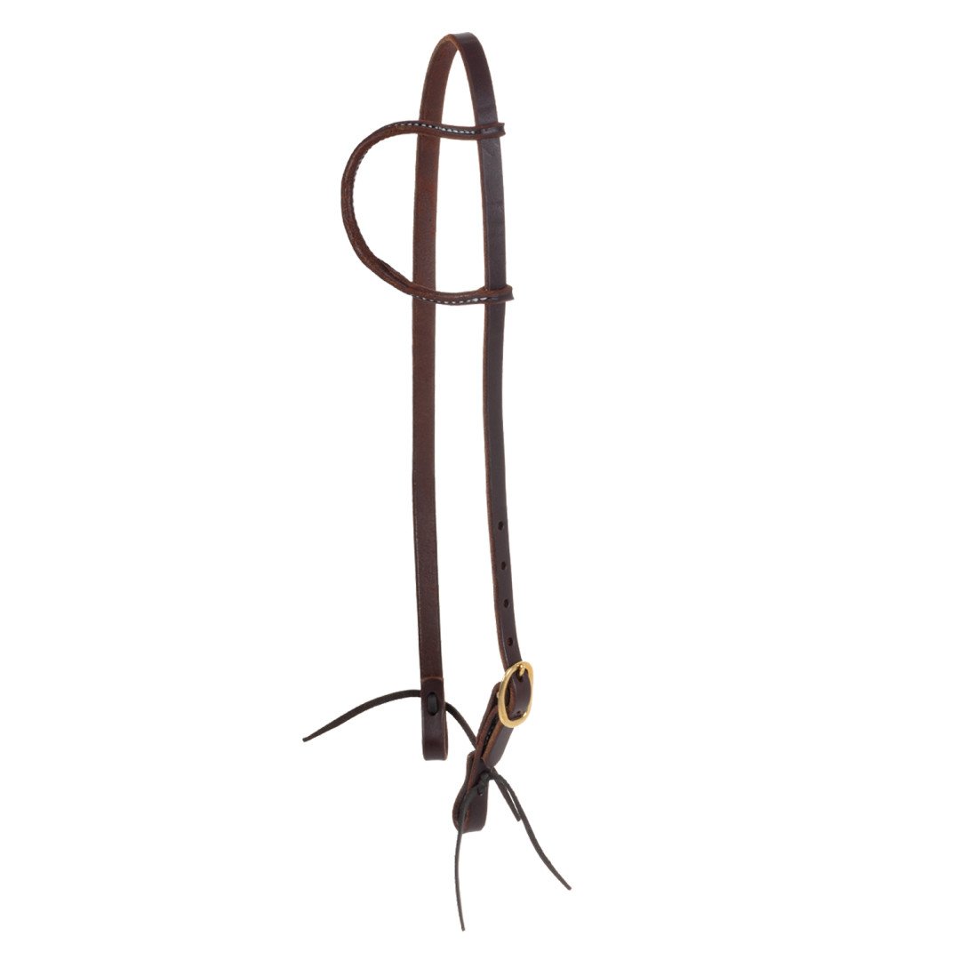 ROLLED EAR WESTERN BRIDLE