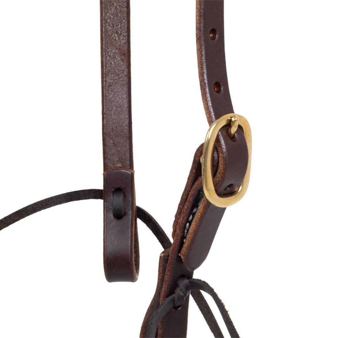 ROLLED EAR WESTERN BRIDLE