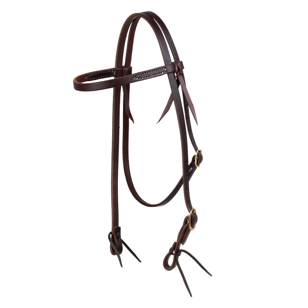 SINGLE ADJ BROWBAND WESTERN BRIDLE
