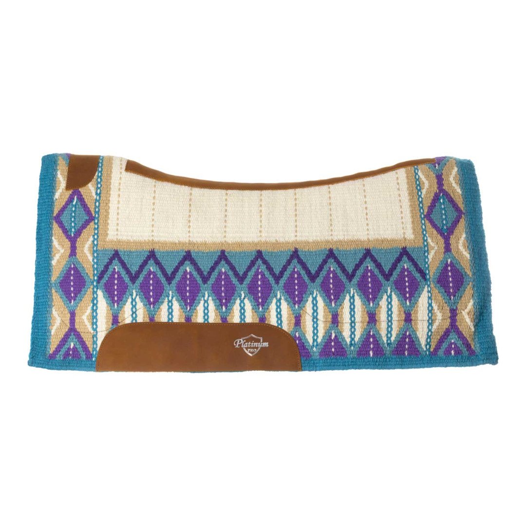 CONTOURED SADDLE PAD WITH WOOLEN BLANKET 34X36