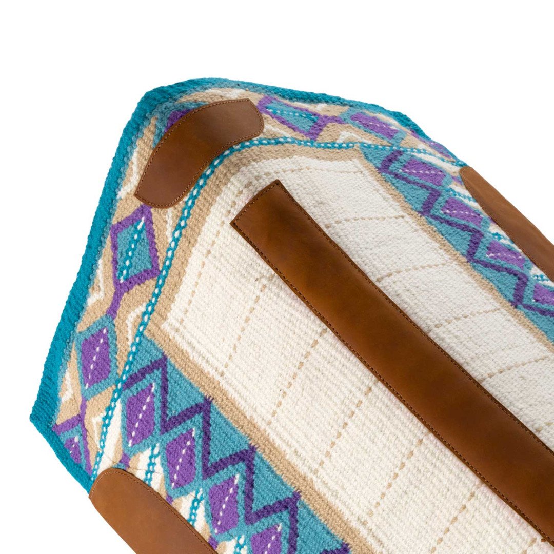 CONTOURED SADDLE PAD WITH WOOLEN BLANKET 34X36