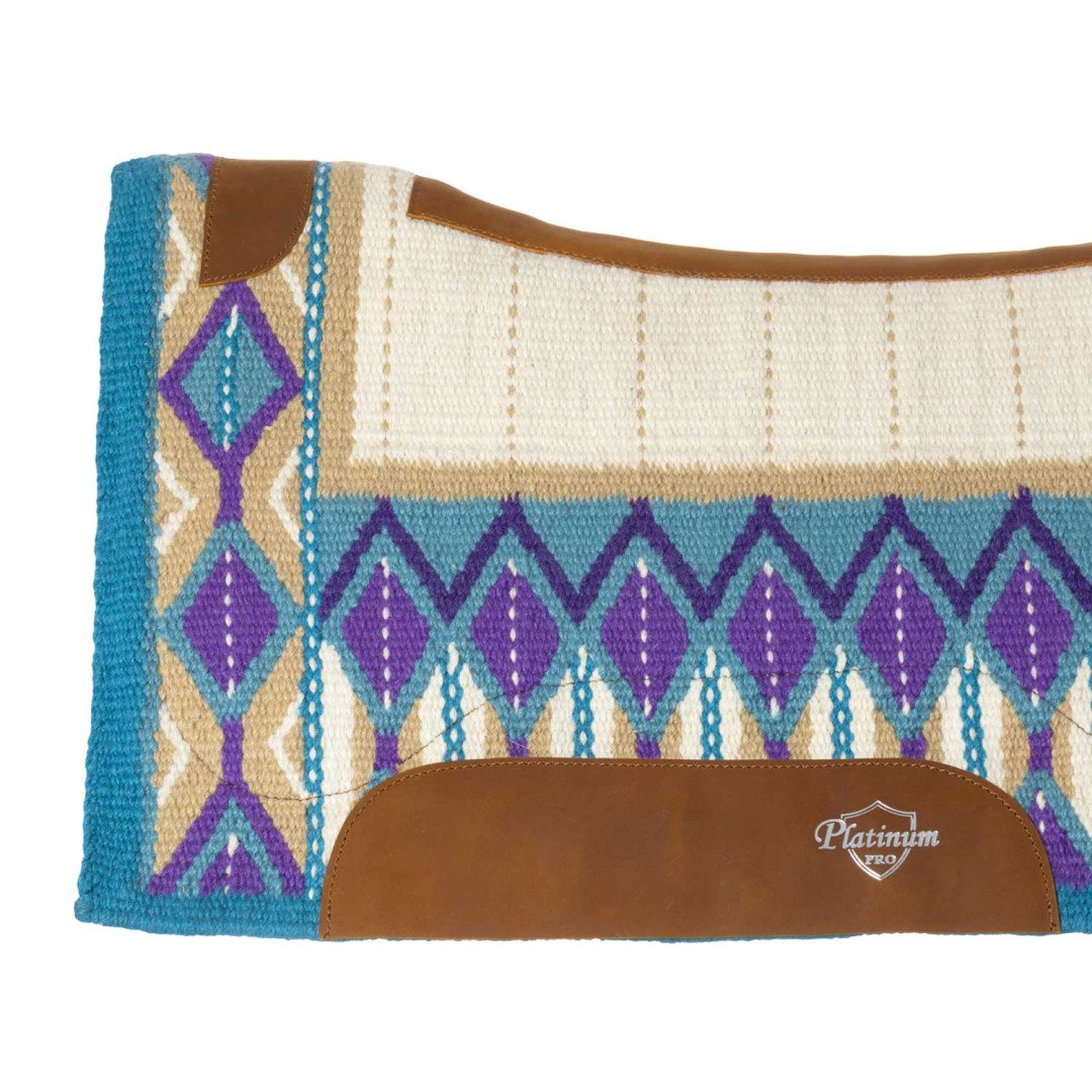 CONTOURED SADDLE PAD WITH WOOLEN BLANKET 34X36