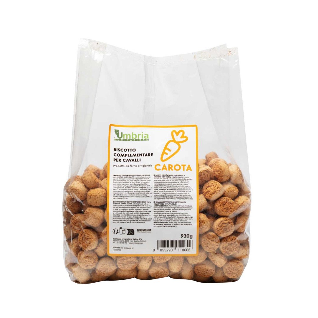 Equitime Saddlery Online BISCOTTO VEGETALE PER CAVALLI GUSTO CAROTA (930 g.) 9,43&nbsp;€