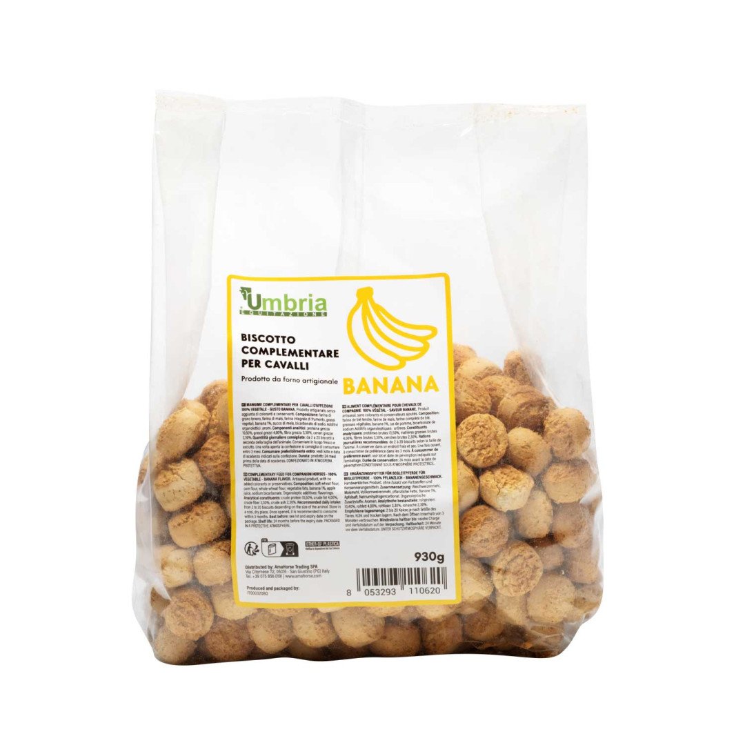 Equitime Saddlery Online BISCOTTO VEGETALE PER CAVALLI GUSTO BANANA (930 GR) 0,00&nbsp;€